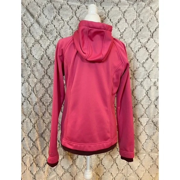 Hot Pink Columbia Zip Up Hoodie - Picture 3 of 4